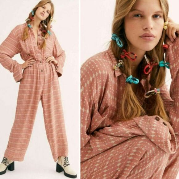 Free People Jen's Pirate Booty Oxbow Jumpsuit - Picture 1 of 7
